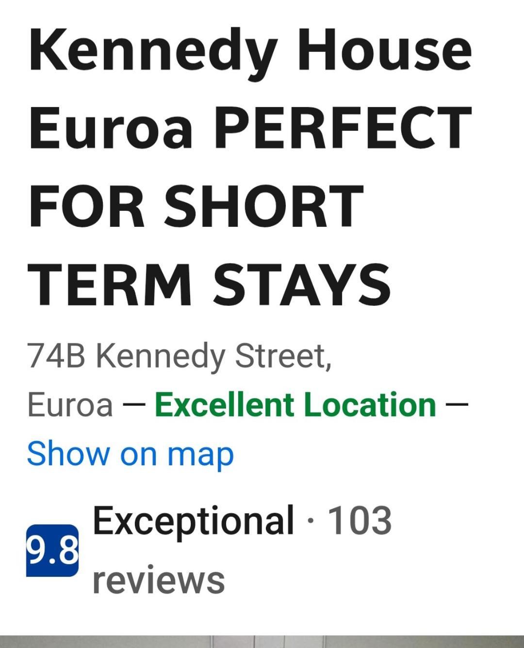Kennedy House Euroa Perfect For Short Term Stays 외부 사진